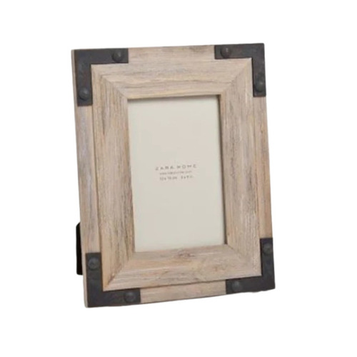 Polished Wood Wall Photo Frame - New, 4x6 Inch Rectangular Size, Termite Proof | Wall Mounting, Polished Finish, Elegant Design