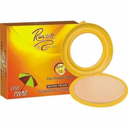 Ravon Sun Care Powder Compact - Matte Finish, 12 Months Shelf Life | Smudge Proof, Safe for Normal Skin, Standard Quality