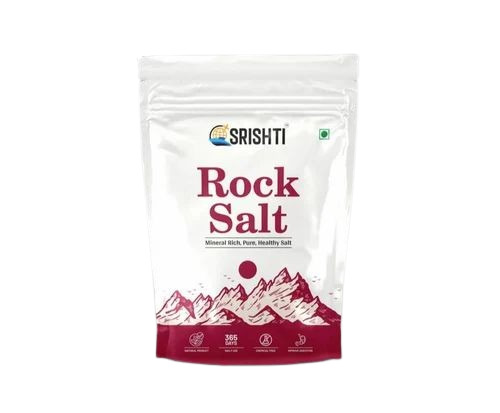 Rock Salt Packaging Pouch - Printed Plastic Material | Multicolour Design for Versatile Packaging Solutions