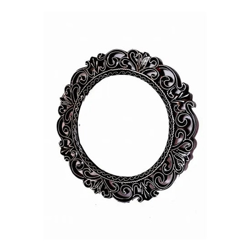 Round Antique Wooden Photo Frame