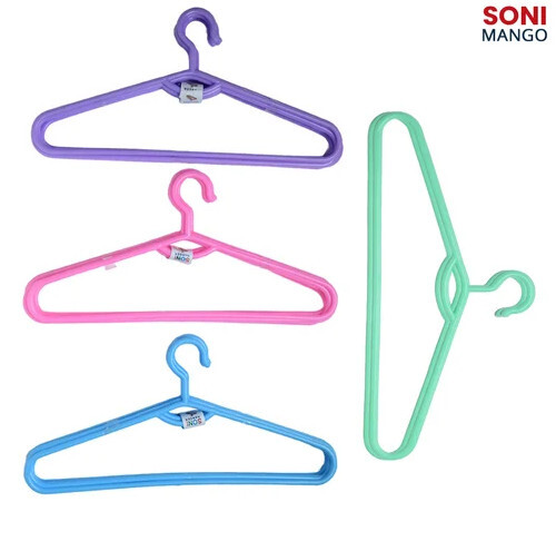 Soni Mango Plastic Clothes Hanger Multicolor