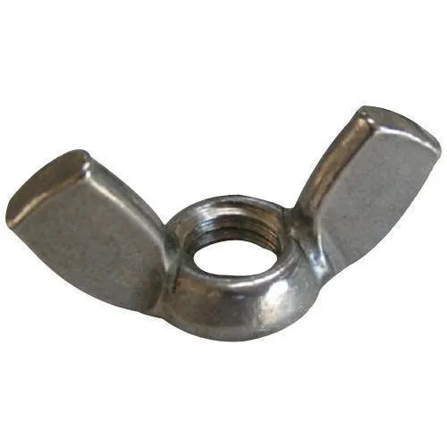 Stainless Steel Wing Nut - Color: Ba