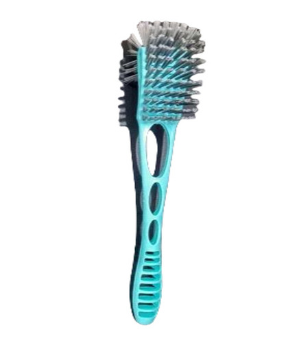 Toilet Cleaning Brush - Plastic, Standard Size, Blue | Durable, Double Sided Bristle Style, Easy To Clean, Effortless Toilet Maintenance