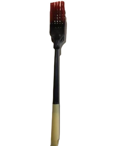 Toilet Cleaning Brushes - Plastic, Standard Size, Brown Color | Durable, Double-Sided Bristle Style, Easy to Clean