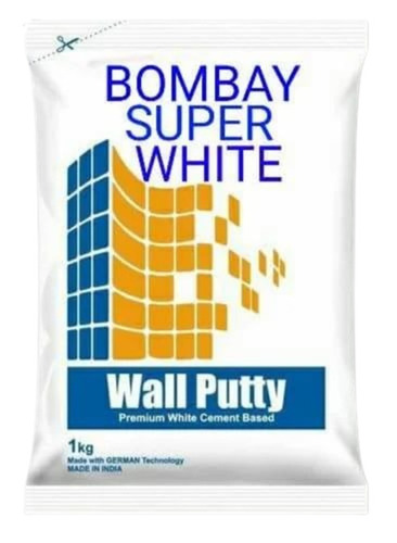 Wall Putty Packaging Pouch - Plastic Material, Multicolour Printed Design | Suitable for Versatile Packaging Applications