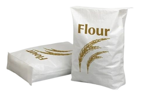 Wheat Flour Packaging Bag - c PET (Polyester), Double Layer Lamination, Multicolour Printed Design | Customized Artwork, Rotogravure Printed Finish