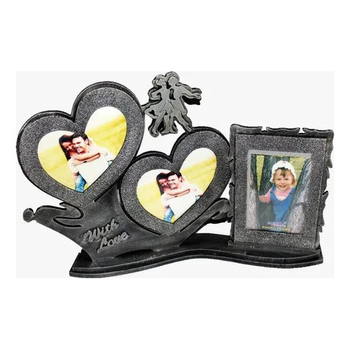 Wooden Heart Shape Photo Frame - Customized Size Multicolor Wood Material | Perfect Design Excellent Look Flawless Finish