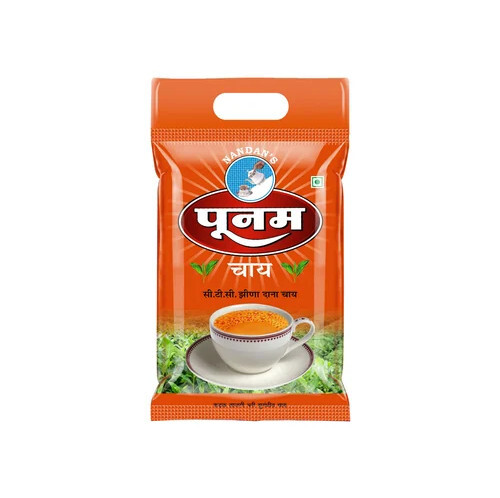 Organic CTC Tea - 1Kg Poonam, 100% Pure Black Granules, Fresh Taste, Antioxidants Rich