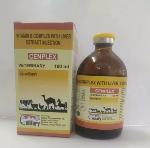 Bcomplex Liver Extract Veterinary Injection - Medicine Grade Liquid, For Cattle and Other Animals, Prescription Required