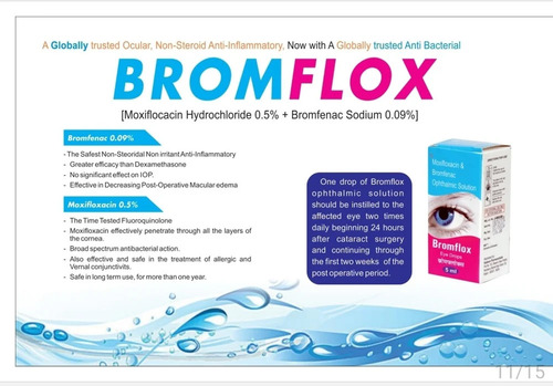 Bromflox Moxifloxacin And Bromfenac Ophthalmic Solution Eye Drops