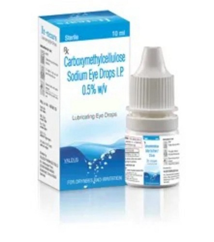 Carboxy Methyl Cellulose Eye Drops - Medicine Grade Liquid, Prescription Required for All Age Groups