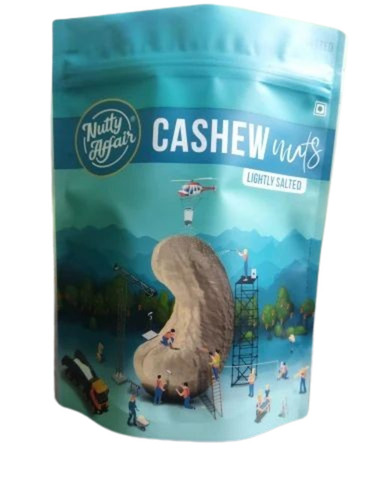 Cashew Nut Packaging Pouch - Plastic, Multi Color | Printed Pattern for Versatile Usage with Durable and Eye-Catching Design