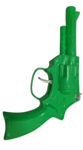 Diwali Toy Gun - Plastic Material, Lightweight Design, Green Color | Attractive Appearance, Tested for Quality Standards, Ideal for Gifting Kids