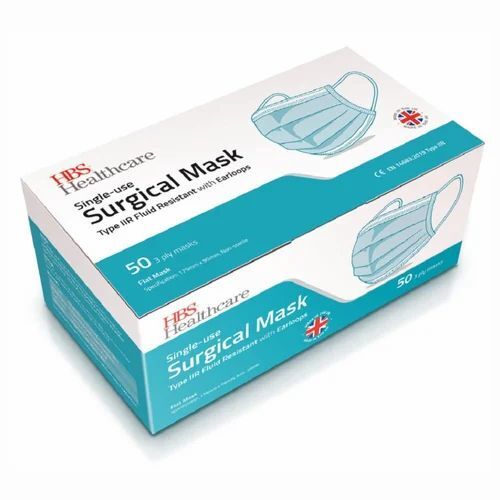 Face Mask Packaging Box - Paper Material, Multi Color Design | Printed for Eye-Catching Presentation