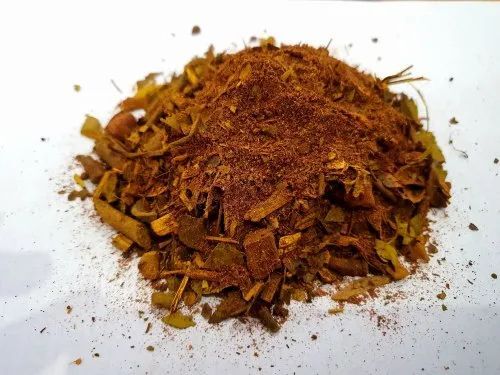 Havan Samagri - Natural Herbs Blend, Eco-Friendly Yellow Packet, Indian Religious Theme