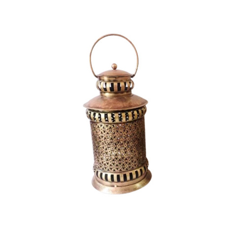 Iron T-Light Hanging Candle Holder - Handmade Polished Finish, Wall-Mounted Decorative Piece for Home Elegance