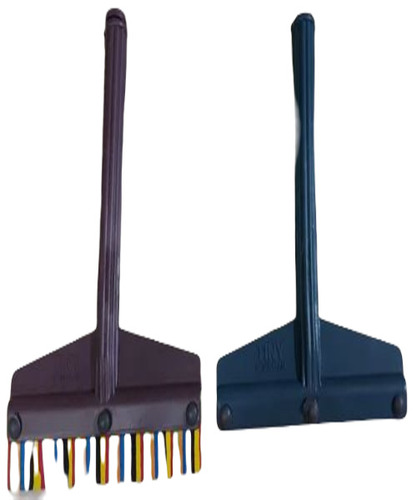 Kitchen Wiper - Plastic Material Standard Size Multicolor Design | Durable Easy To Use Double Sided Bristle Style Toilet Cleaning Brush