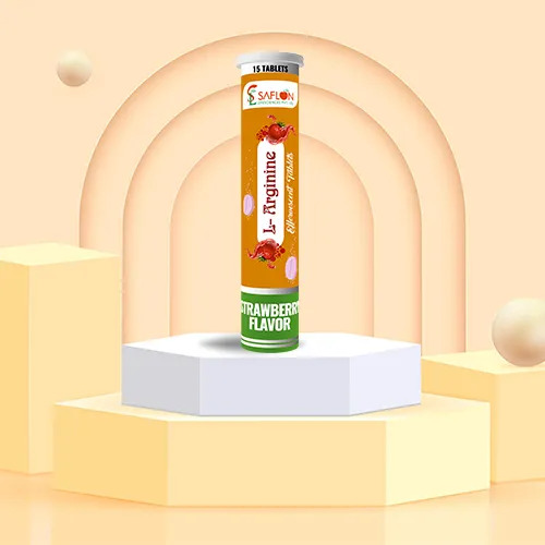 L Arginine Effervescent Tablets - Medicine Grade, Prescription Required | For Use in Hospitals and Clinics, Recommended Dosage as per Prescription