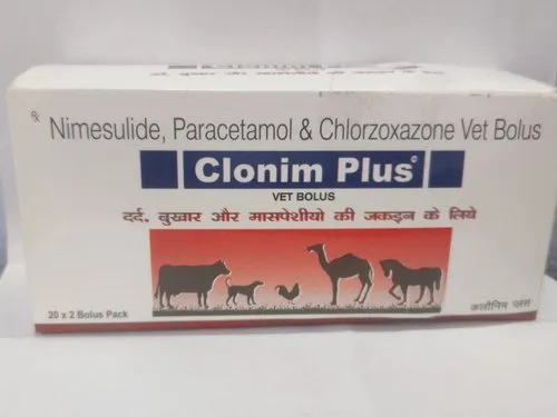 Nimesulide Paracetamol Chlorzoxazone Veterinary Bolus