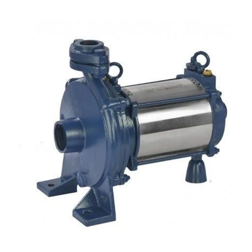 Openwell Pump - Cast Iron & Stainless Steel, Silver & Blue | Electric Power, Industrial Use, Corrosion Resistant, Rust Free, New Grade