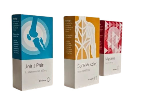 Pharmaceuticals Packaging Box - Cardboard Material, Multi Color Printed Design | Versatile Usage for Pharmaceutical Packaging