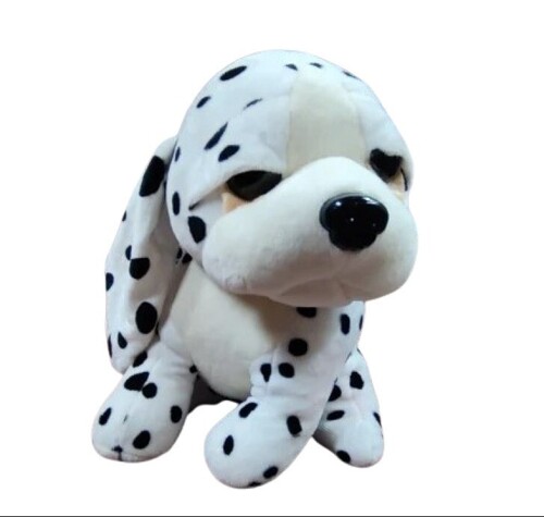 Plush Soft Toy - Customizable Size, Soft Plush Material, White and Black Colors | Ideal for Kids, Perfect for Gifting, Quality Tested
