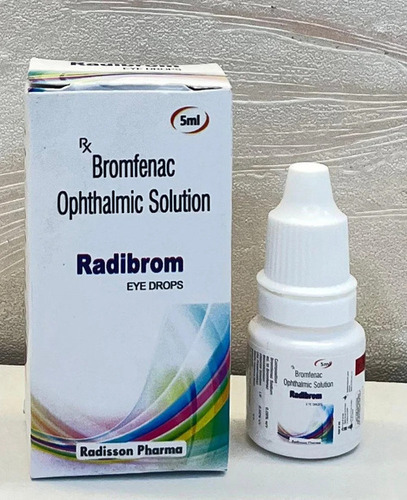 Radibrom Bromfenac Ophthalmic Solution Eye Drops