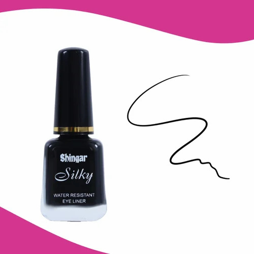 Shingar Silky Water-Resistant Eyeliner - Liquid Form, Safe for All Skin Types | Smudge Proof, 24 Months Shelf Life
