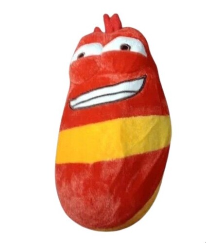 Stuffed Cotton Soft Toys - Plush Material, Customized Size, Red & Yellow Colors | Long Lasting Finish, Lightweight, Ideal for Gifting, Quality Tested