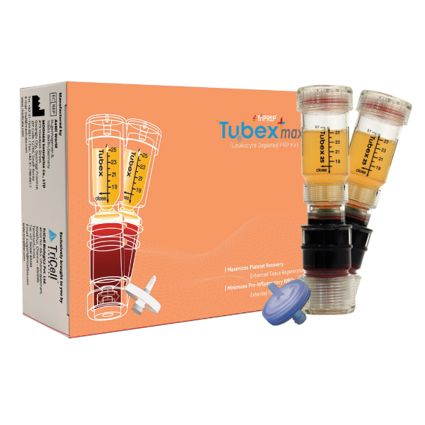 Triprep Tubex Plus Max Bilateral Knee Lp-Prp Kit - Application: Medical