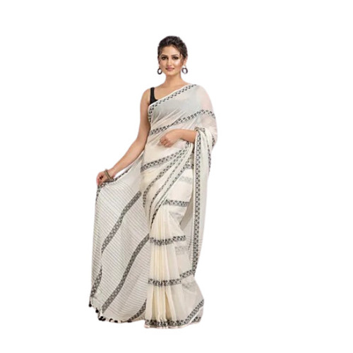 White Cotton Sarees