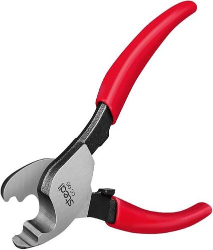 Wire Cutters - Steel, Standard Size | Red & Gray, Rigid Hardness, Corrosion & Rust Resistant, Portable, Easy to Operate, Reusable, Water Cleanable