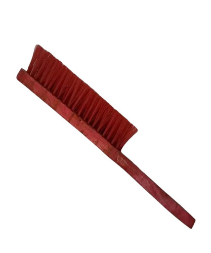 Wooden Carpet Brush - Plastic, Standard Size, Multicolor | Durable, Easy to Use, Double-Sided Bristle Design for Effective Cleaning
