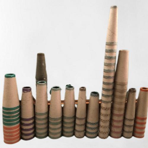 Wrapped Paper Printed Cone - Color: Varied Depending Upon Requirement