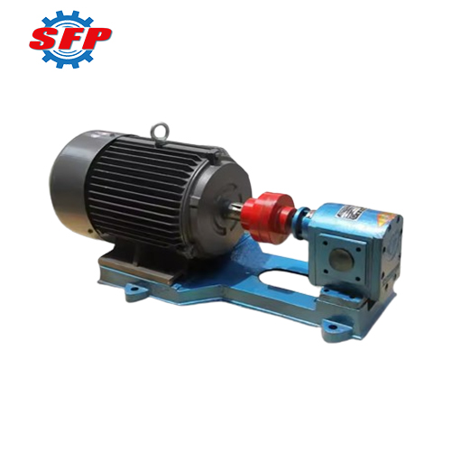 Zyb Series High Flow High Temperature Gear Heavy Oil Transfer Pump - Color: Blue