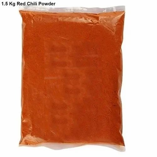 Red Chili Powder - 1.5 Kg, 2000 SHU Spiciness | Grade A, Red Color, Spicy Taste, Cool Dry Storage