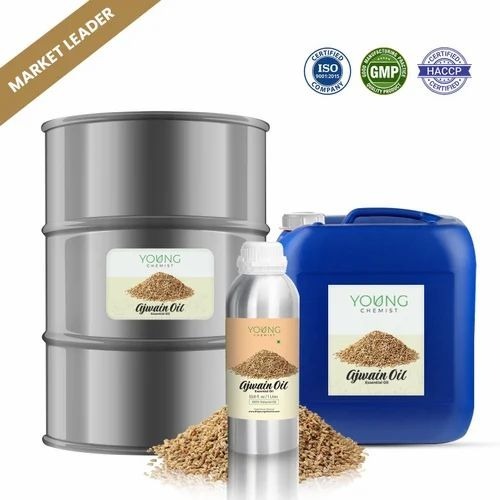 Ajwain Essential Oil - Liquid Form, Light Yellow to Brownish Yellow Color | 100% Pure, Store in Cool Temperature