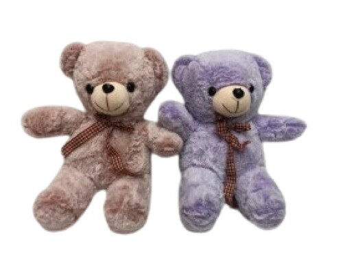 Bear Soft Toy For Kids - Plush Material, Custom Size, Various Colors | Lightweight, Tested Quality Standards, Ideal for Gifting