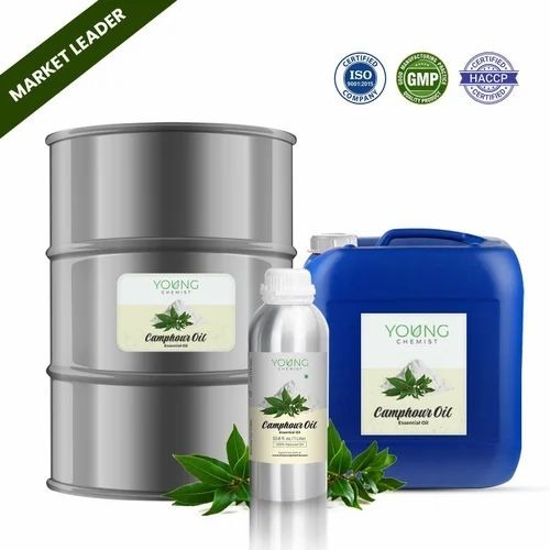 Camphor Essential Oil - Liquid Form 100% Purity 24 Months Shelf Life | Young Chemist Store in Cool Environment