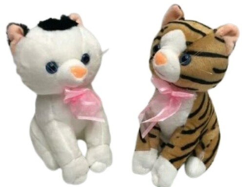 Cat Soft Toy For Kids - Plush Material, Custom Size, Various Colors | Lightweight Design, Quality Tested, Ideal Gift for Children