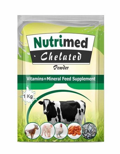 Cattle Feed Supplement Packaging Pouch - Plastic, Multi Color | Printed Design for Enhanced Visual Appeal and Branding
