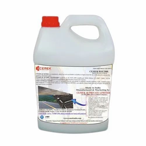Concrete Accelerator - Superior Eco-Friendly Liquid, 100% Purity, Higher Strength, Any Color, Grade A