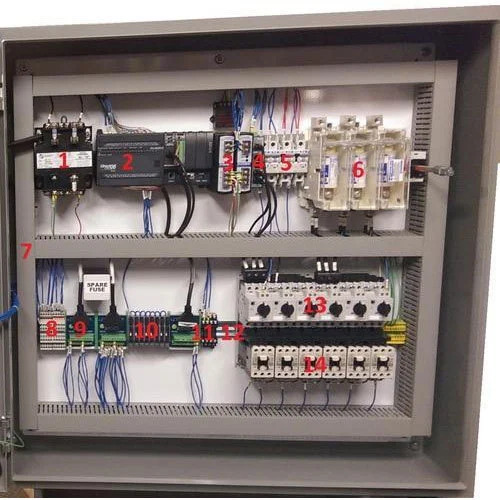 Electric Plc Control Panel - Material: Metal