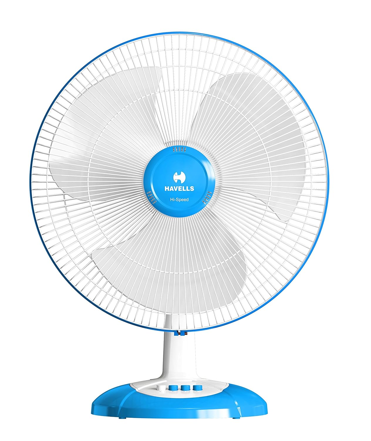 Havells Swing Lx Hs Table Fans - Color: White Blue