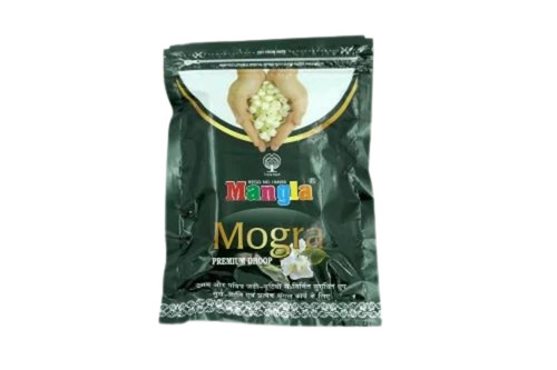 Mangla Mogra Dhoop Agarbati - Organic Scented Black Indian Incense | Eco-Friendly, Round Shape, Ideal for Religious Use