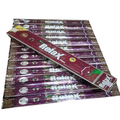 Mosquito Repellent Incense Sticks - 100% Natural Bamboo, Brown Color | 100% Purity, Citrus Fragrance, Insect Resistant, 10 Minutes Burning Time, Anti-Odour