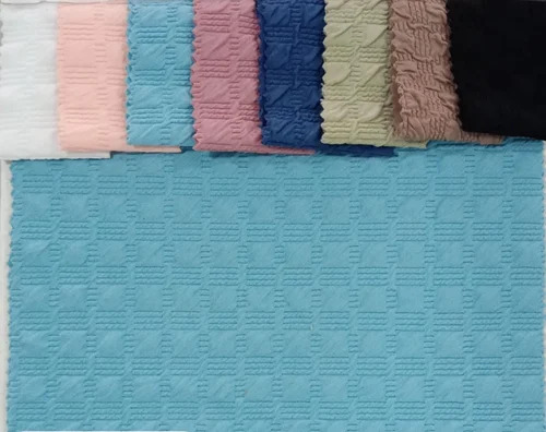 Multi-Color Polyester Lycra Fabric - Washable, Shrink Resistant | Stain & Wrinkle Resistant, Plain Texture, Versatile for Textile Industry