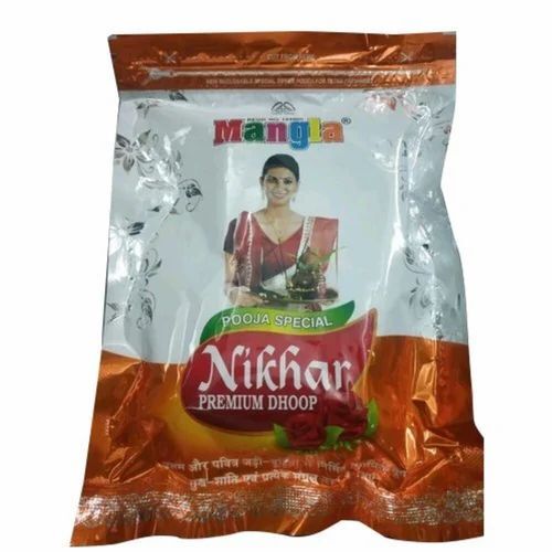 Nikhar Premium Dhoopbatti - Organic Scented Incense, 5 Inch Round Black Eco-Friendly Sticks | Ideal for Religious Use, Traditional Indian Fragrance