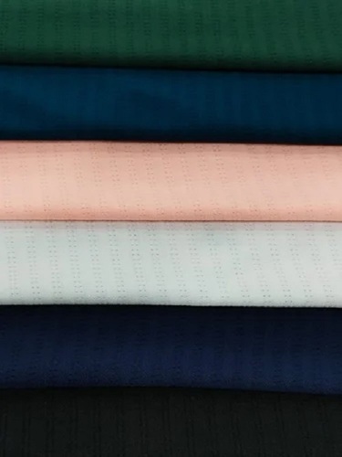 Polyester Snow Fall Crush Lycra Fabric - Washable, Shrink Resistant, Stain & Wrinkle Resistant | Ideal for Textile Industry Use, Available in Various Colors