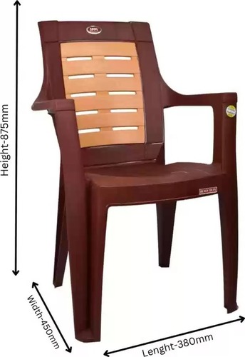 Plastic Moulded Chair - Color: Multi